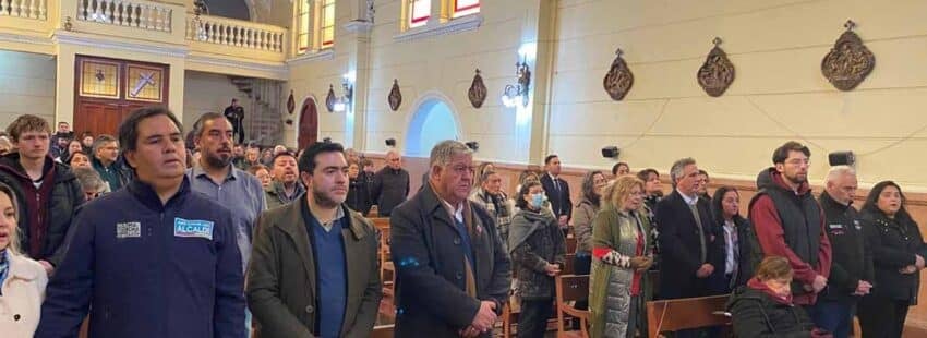 El obispo de Rancagua preside la Eucaristía por los mineros fallecidos en la mina de cobre más