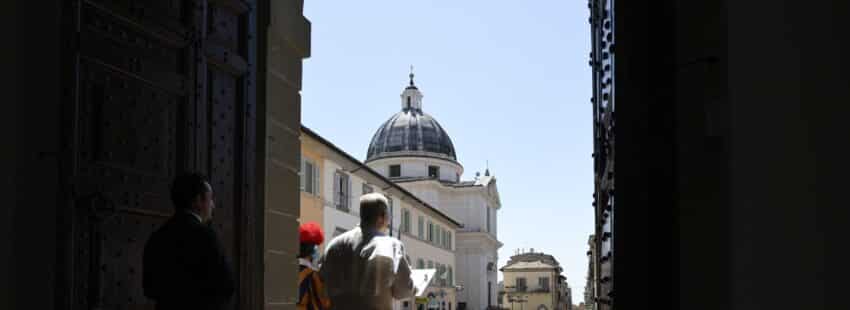 León XIV en Castel Gandolfo