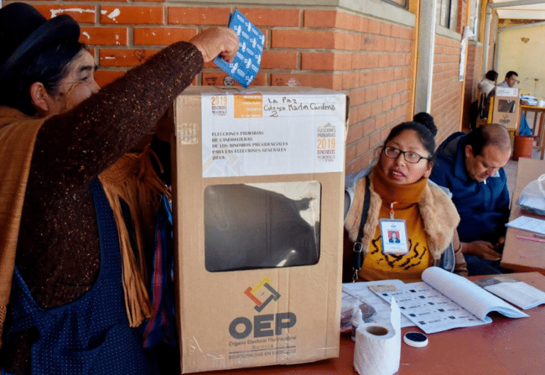 Elecciones en Bolivia