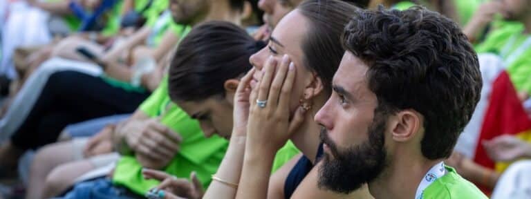 Jóvenes españoles, en el jubileo de la esperanza en la Plaza de San Pedro