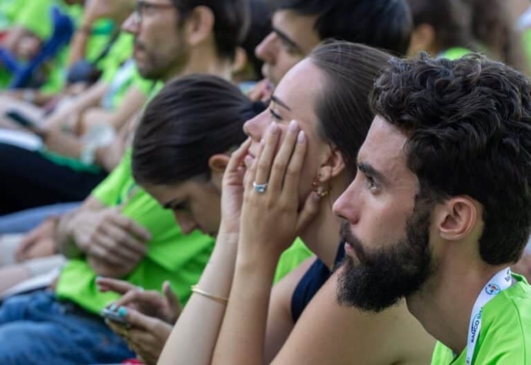 Jóvenes españoles, en el jubileo de la esperanza en la Plaza de San Pedro