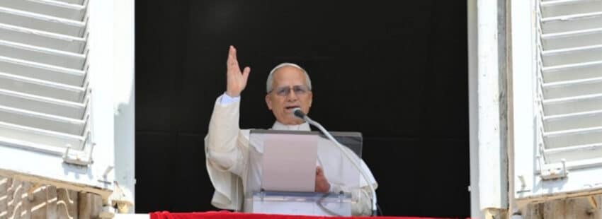El deseo de León XIV en el ángelus, que “la Iglesia sea para todos un taller de humildad”
