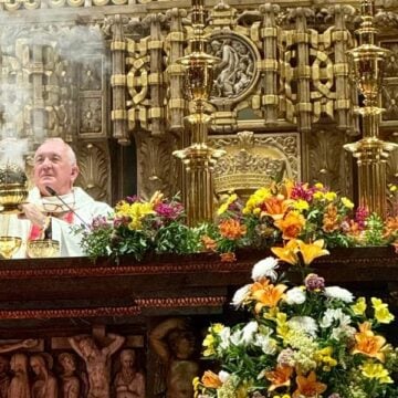 Ángel Pérez Pueyo, en el templo de Torreciudad