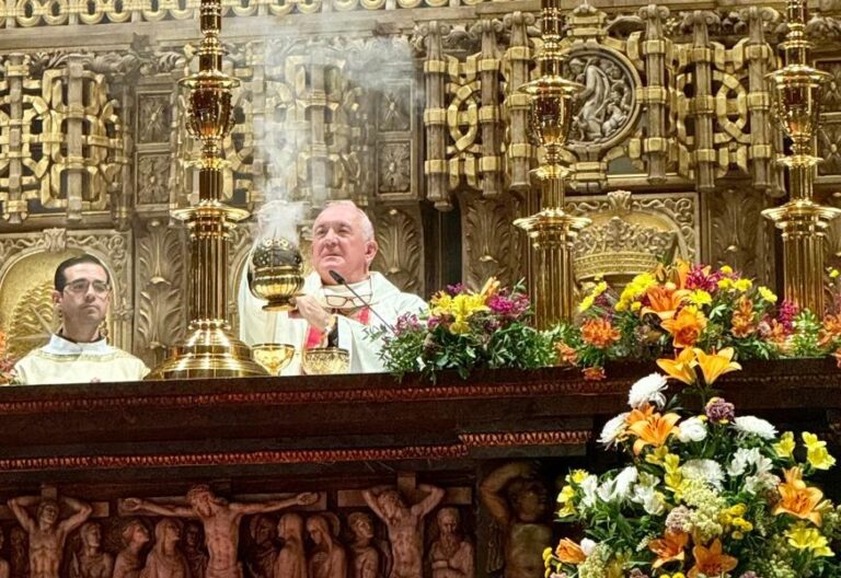 Ángel Pérez Pueyo, en el templo de Torreciudad