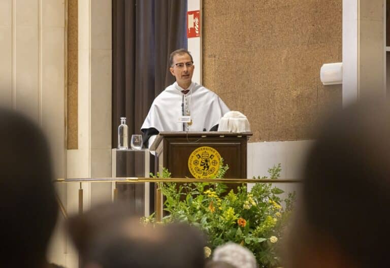 Pedro Castelao, en la apertura de curso de la Universidad Pontificia Comillas