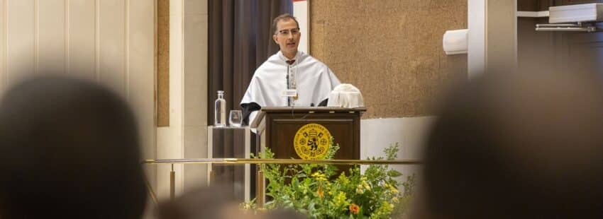 Pedro Castelao, en la apertura de curso de la Universidad Pontificia Comillas