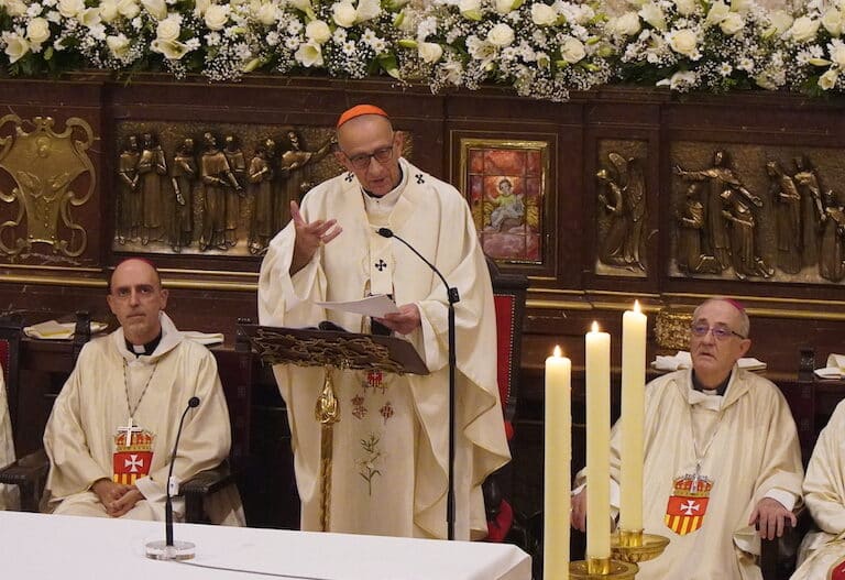 Cardenal Omella en la celebración de La Mercè