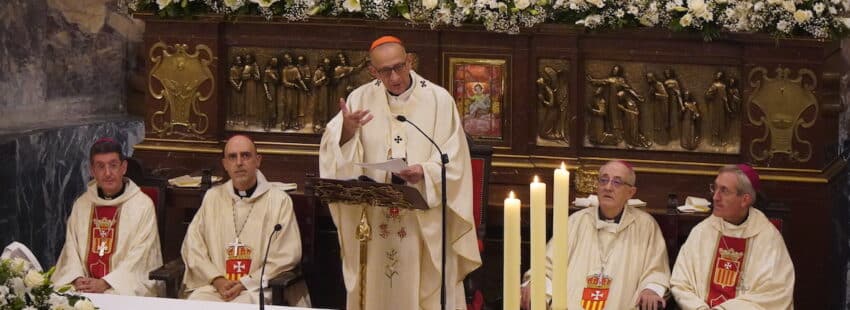 Cardenal Omella en la celebración de La Mercè