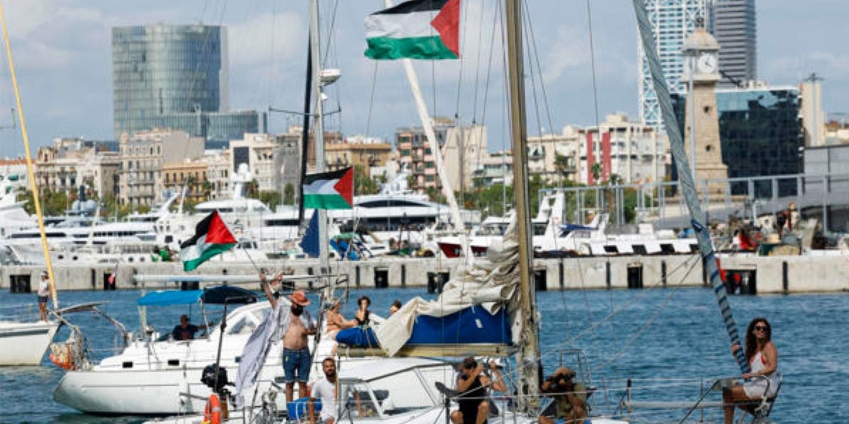 Global Sumud Flotilla En Barcelona