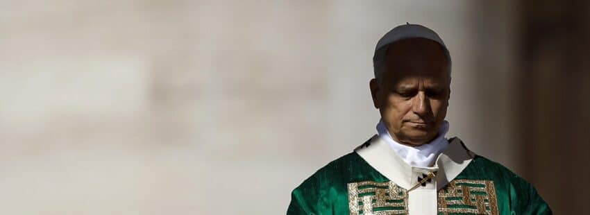 León XIV, en la Plaza de San Pedro