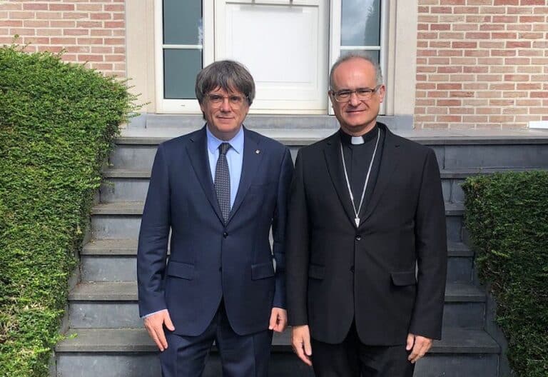 Puigdemont y Manel Gasch