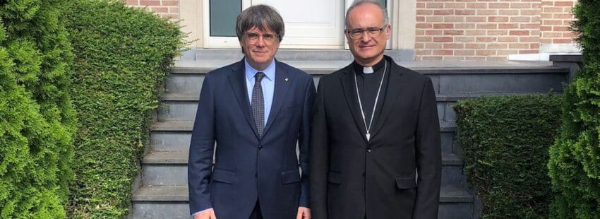 Puigdemont y Manel Gasch