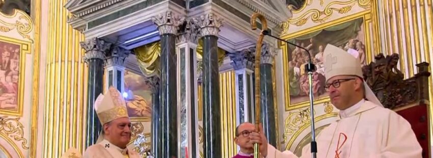 El obispo de Málaga, José Antonio Satué