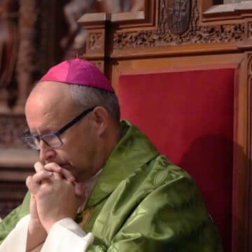 José Antonio Satué, en su despedida de la diócesis de Teruel y Albarracín