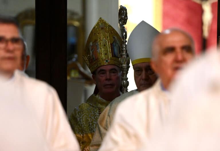 Jesús Catalá, obispo de Málaga, en su despedida