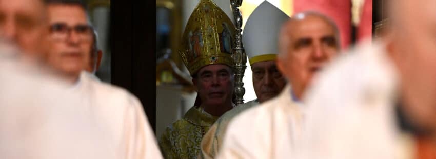 Jesús Catalá, obispo de Málaga, en su despedida