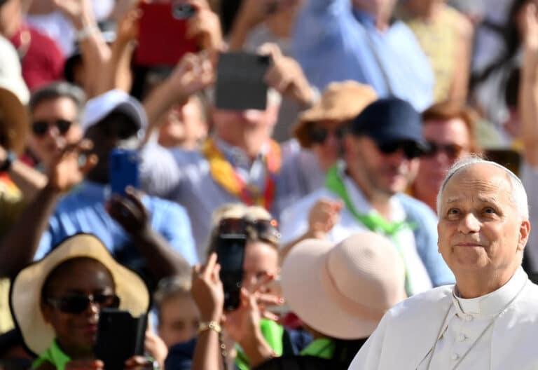 León XIV en la audiencia general