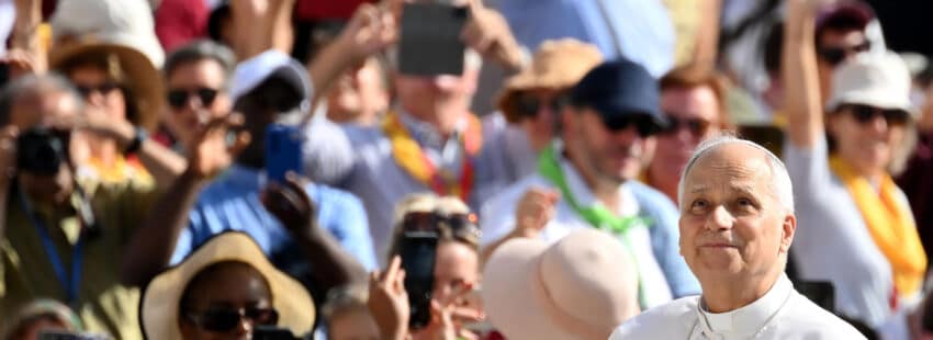 León XIV en la audiencia general