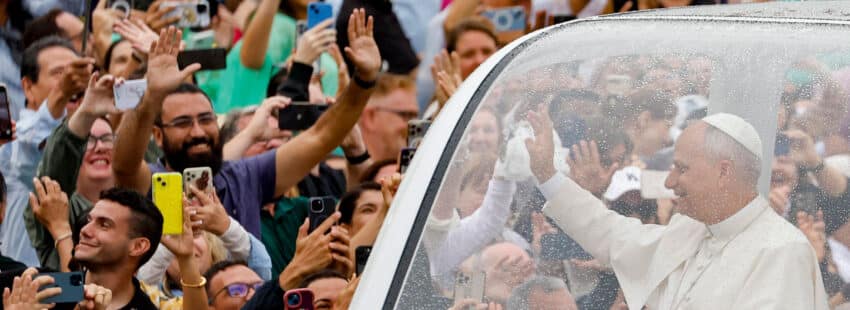 El papa León XIV, en la audiencia general