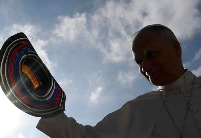 León XIV, durante la audiencia general del 17 de septiembre de 2025