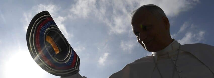 León XIV, durante la audiencia general del 17 de septiembre de 2025