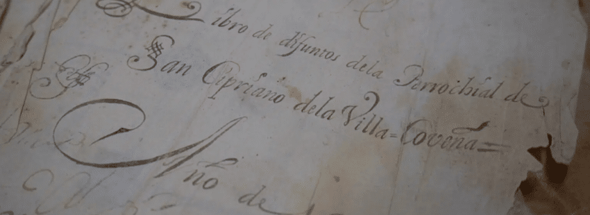 Desaparece un libro de difuntos de la parroquia de Cobeña y lo encuentran en un mercadillo de