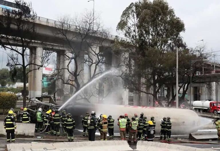 Accidente pipa de gas