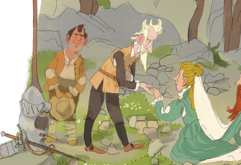 Ilustración de 'El Quijote en verso', de Juan Muñoz, a cargo de Javier Andrada