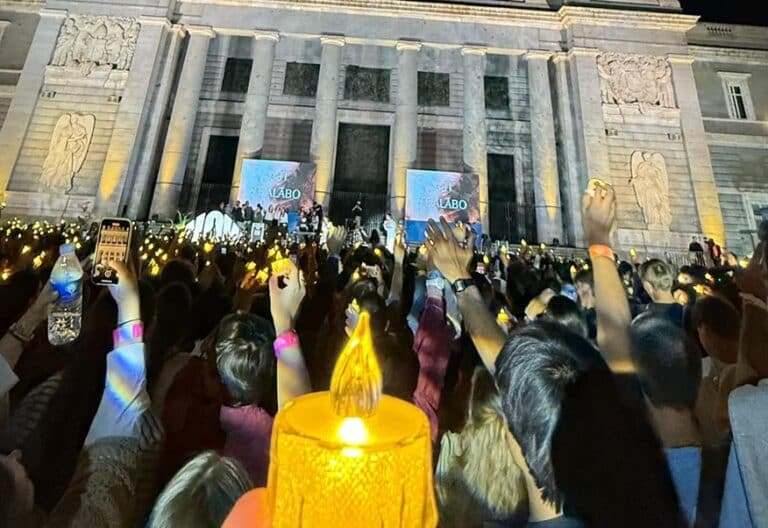 Jóvenes participantes en el WOW Festival, en Madrid