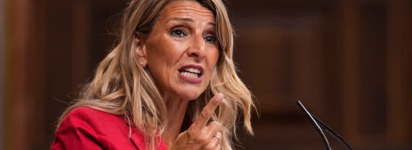 Yolanda Díaz, vicepresidenta del Gobierno y ministra de Trabajo