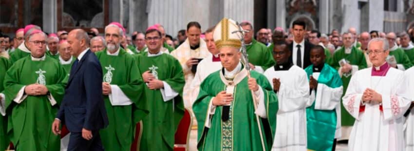 Inicio de la misa del Jubileo de los equipos sinodales