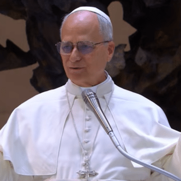 León XIV Aula Pablo XIV durante el Jubileo de los Gitanos