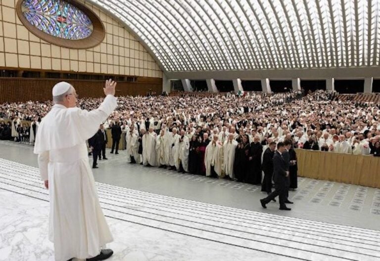 Audiencia del Papa Leèon XIV a los participantes en el Jubileo de la Orden Ecuestre del Santo