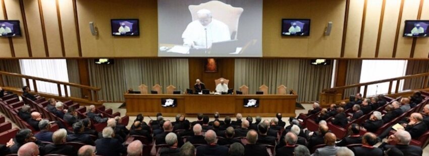 León XIV con los jesuitas