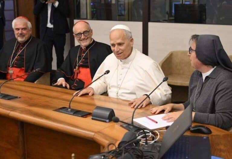 León XIV en el Dicasterio para el Servicio del Desarrollo Humano Integral