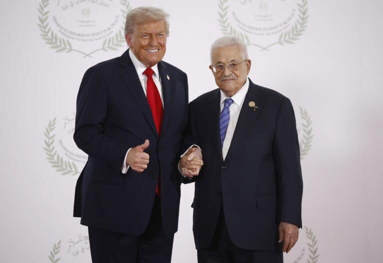 Trump y Abbas