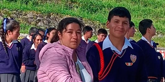 Jhoner, joven ayudado por los escolapios en Lima