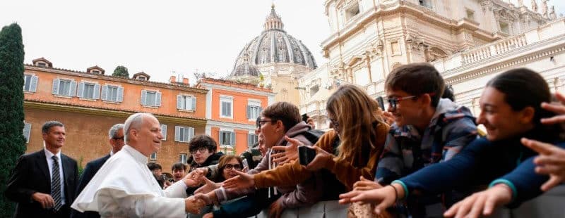 León XIV, en el Jubileo del Mundo Educativo