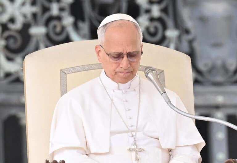 León XIV en la audiencia general