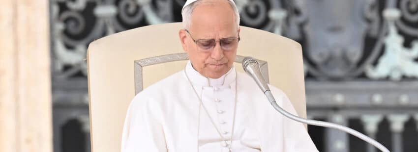 León XIV en la audiencia general