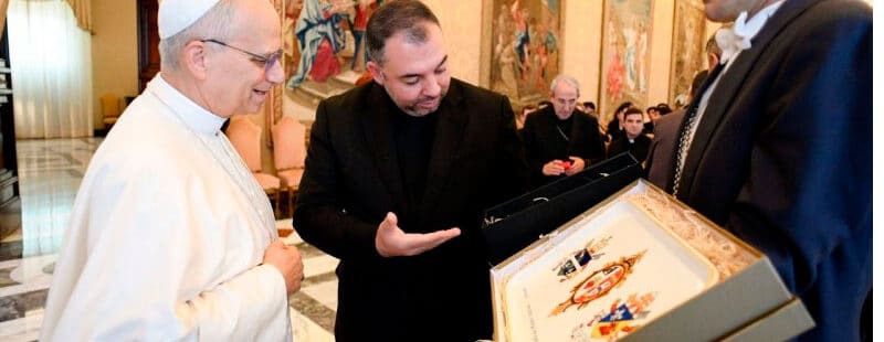 León XIV recibe a los miembros del Pontificio Colegio Portugués de Roma