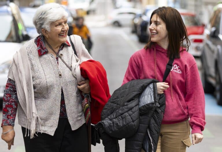 Antonia Marín y Melani Ruiz, de la HOAC y la JOC