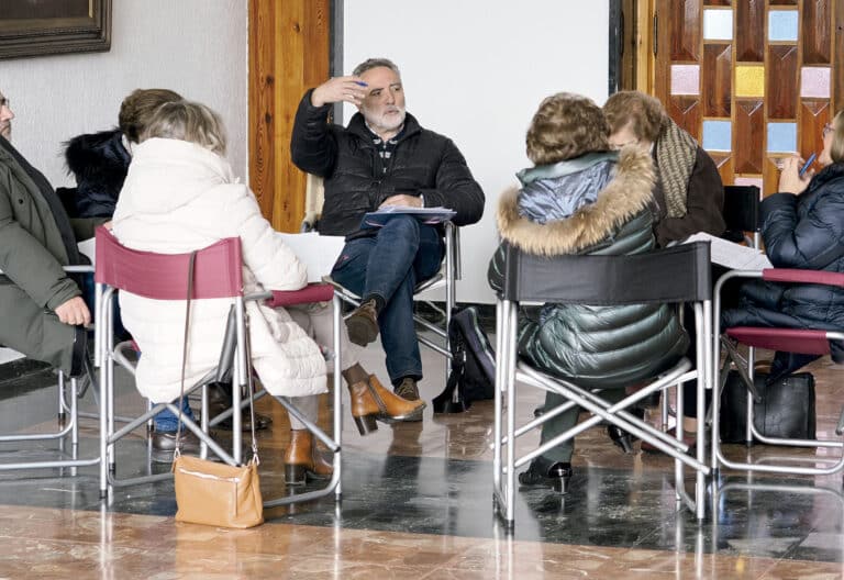 Referentes sinodales, en una reunión en Valladolid durante el Sínodo diocesano