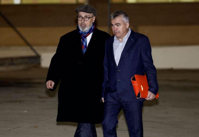 El exsecretario de Organización del PSOE, Santos Cerdán, sale de prisión