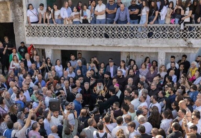 Los cristianos de Ghassanieh regresan a casa 14 años después del inicio de la guerra de Siria