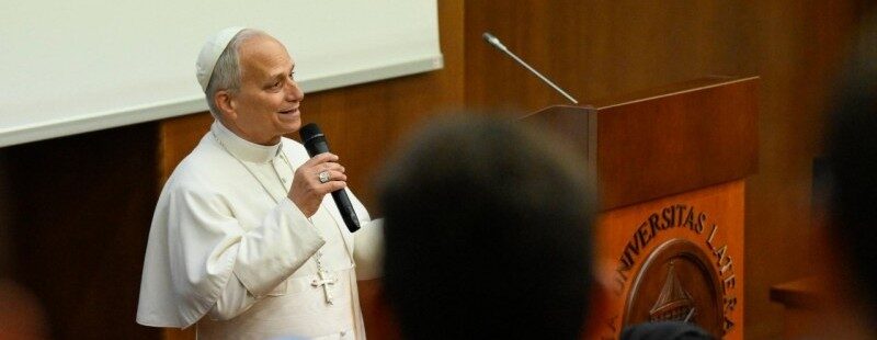 León XIV en la Lateranense