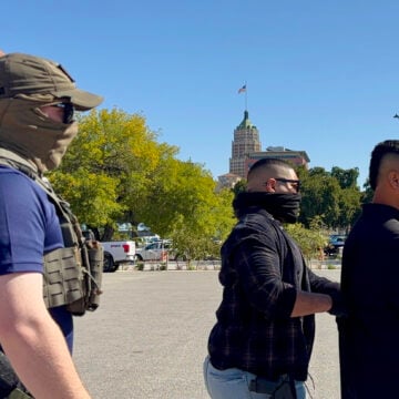 Migrante detenido en Estados Unidos