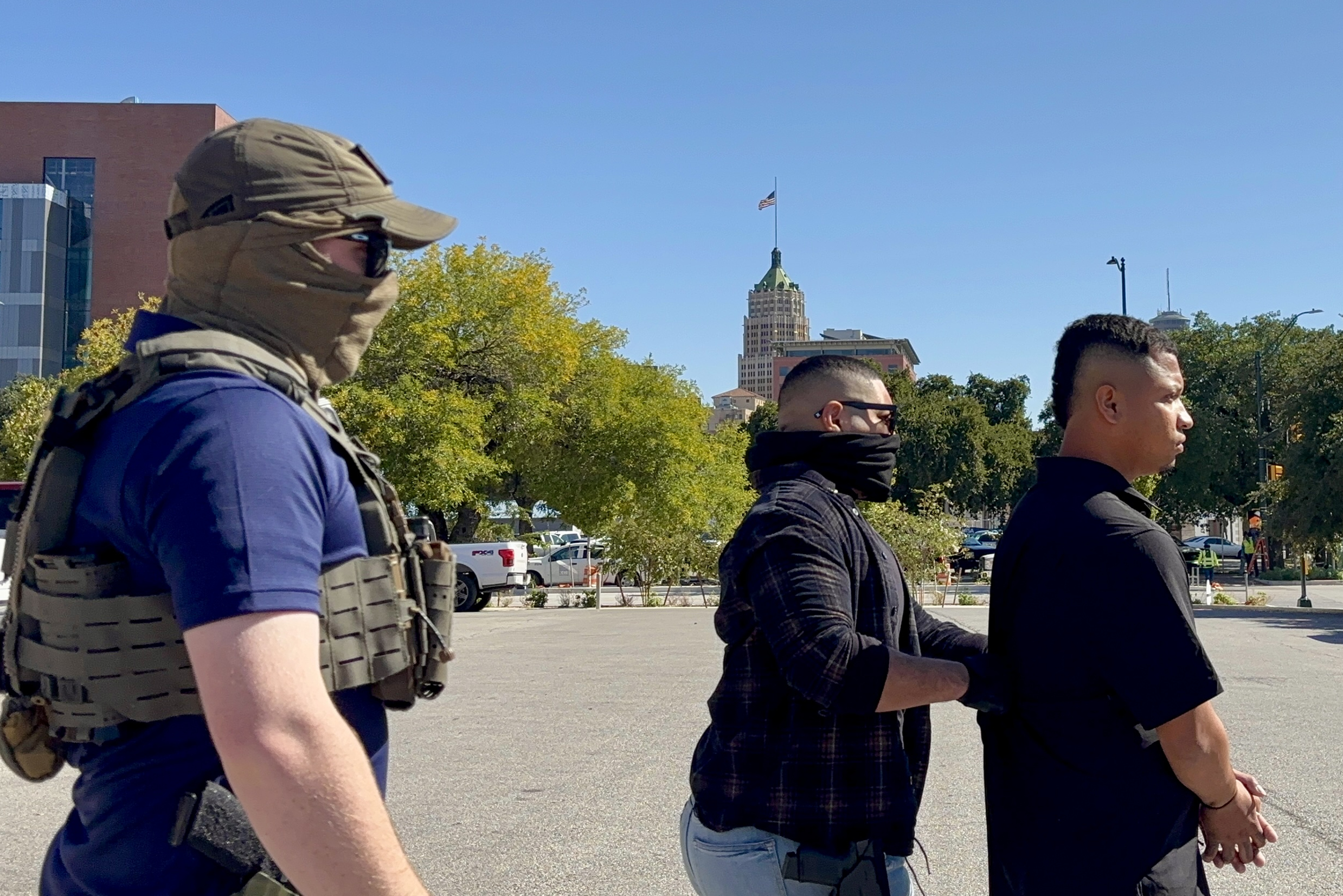 Migrante detenido en Estados Unidos