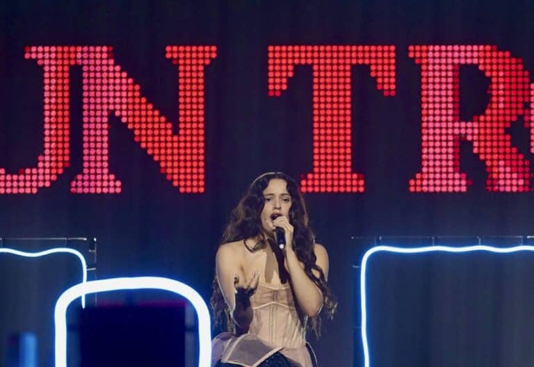 Rosalía, en Los 40 Music Awards