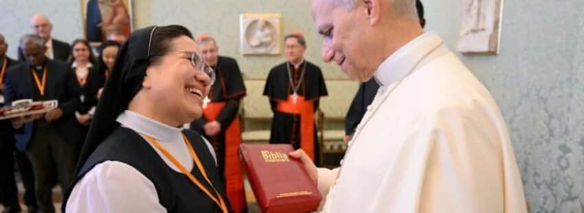 León XIV recuerda: “La Iglesia no recibe la vida de sí misma, sino del Evangelio”